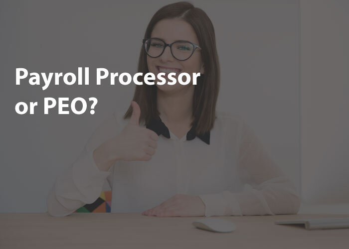 Payroll Processor or PEO